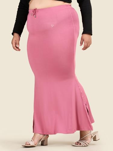 Image of TWIN BIRDS Saree Shapewear for Women | Super Soft Viscose Elastane Saree Petticoat Skirt | Stretchable & Comfortable SareeShaper
