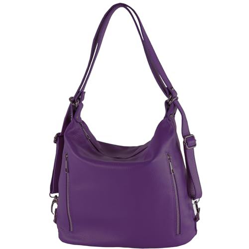 Sac à dos 2 en 1 pour femme en cuir véritable modamoda de T249
