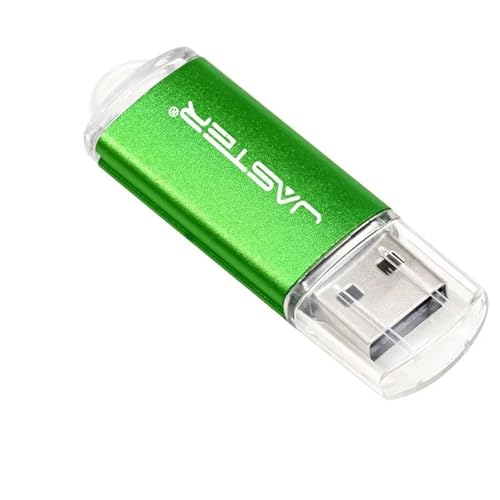 Colorida unidad flash USB de 64 GB, llavero gratis, 32 GB, memoria de regalo de negocios, color negro, rojo, morado (16 GB, verde)