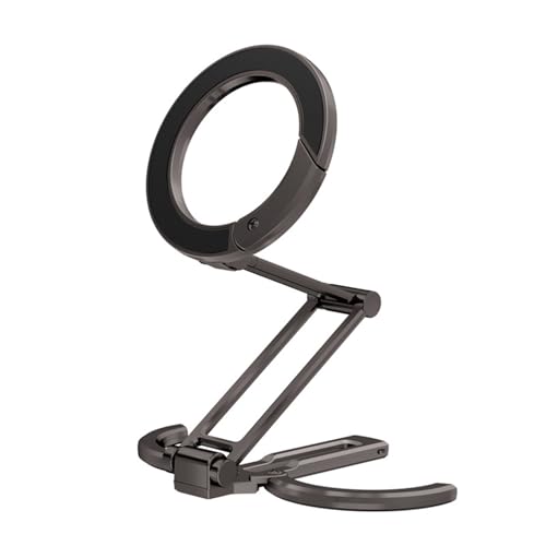 Support téléphone pliable de voyage magnétique rotatif et réglable en hauteur