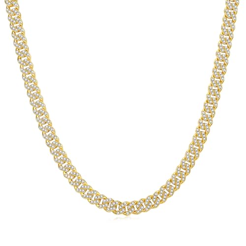 Aigrette de moissanite 8mm le cadeau idéal en perles à l'or fin D-Clarté pour marquer les esprits