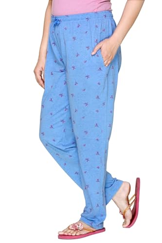 Image of CUPID Woman's Regular Fit Cotton Pyjamas Comfortable Night Pajamas Track Pant, Lowers, Daily Use Lounge Wear Pants for Ladies
