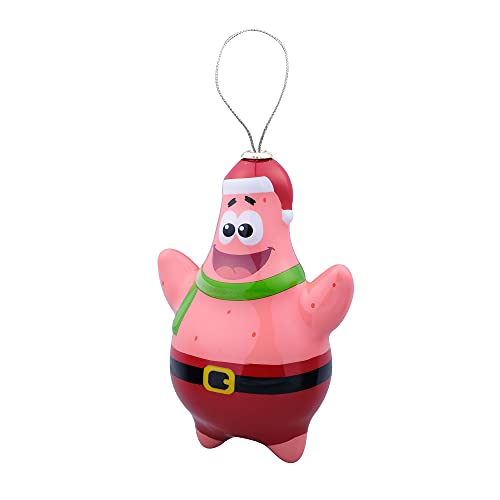 Ruz Spongebob Squarepants and Patrick Star Christmas Ornaments Set, Indoor/Outdoor Tree Decorations and Holiday Home Decor, 2-Pack - Thumbnail 5