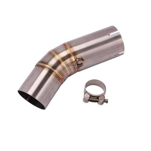 Tuyau D'Échappement Tuyau D'échappement De Moto Modifier Le Lien Moyen Silencieux 60mm sans Lacet pour Ducati pour 959 pour Panigale 2016-2019 Moto...