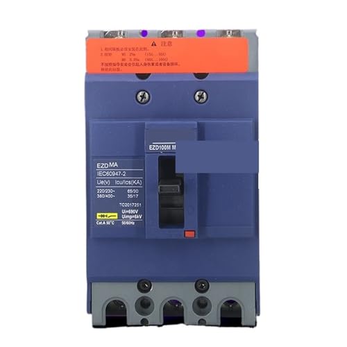 EZD100M 3P 60A interruptor de caja moldeada para proteccion de motor en instalaciones