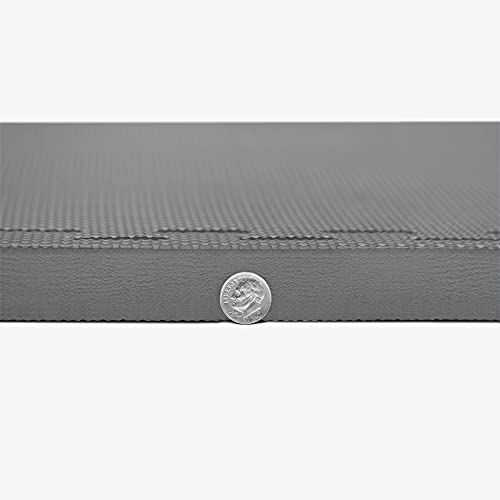 IncStores Fitness Foam Flooring Tiles | Baldosas de espuma entrelazadas de perfil bajo para protección ligera de piso en gimnasio en casa, sala de juegos y más miniatura 6