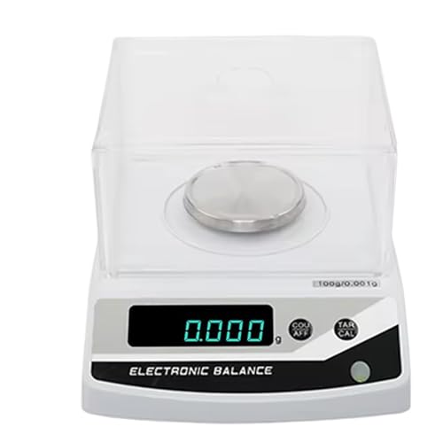 TRDEWR Balanzas De Laboratorio Balanza Alta Precisión Electrónica Digital Báscula Peso Amplias Aplicaciones(300g 0.01g)