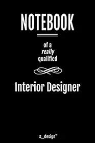 Notebook for Interior Designers/Interior Designer: awesome handy Note Book [120 pages blank squared graph paper]