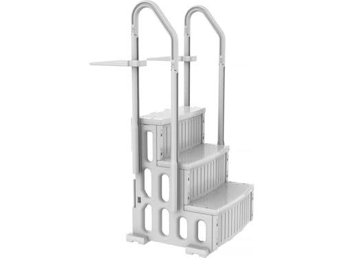 Escalier Simple de Piscine Nathan - 3 marches - en Plastique
