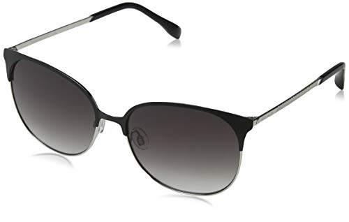 Preisvergleich Produktbild KAREN MILLEN Damen KM Collection Sonnenbrille, Schwarz (Black Silver), 57.0