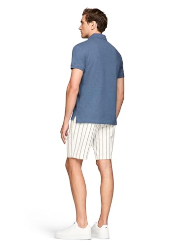 Image of Tommy Hilfiger Men's Short Sleeve Polo Shirts in Classic Fit with Stretch and Organic Pique Cotton