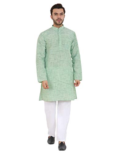 Image of LATEST CHIKAN Men's Cotton Regular Kurta