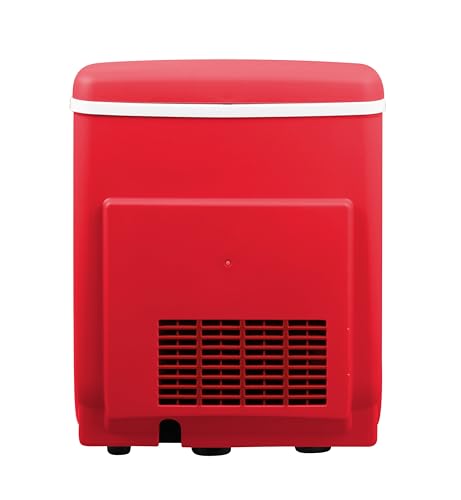 Frigidaire Ice Maker EFIC102-RED, Countertop Ice Maker with Transparent Window, Bullet Ice Maker with 26 lbs. Capacity, Small Ice Maker Machine – 14.1" D x 8.7" W x 12.9" H (Red) by Frigidaire - Used condition - Image 5