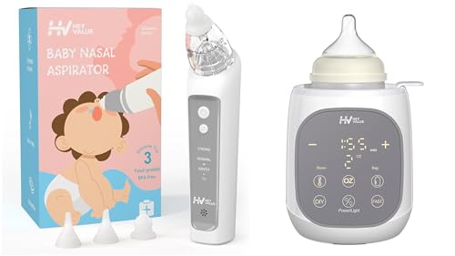 Image of HEYVALUE 2-in-1 Water Bath Baby Bottle Warmer & Nasal Aspirator for basby
