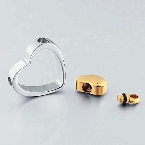 Collier urne cœur acier Beydodo étanche pour protéger les cendres - 4