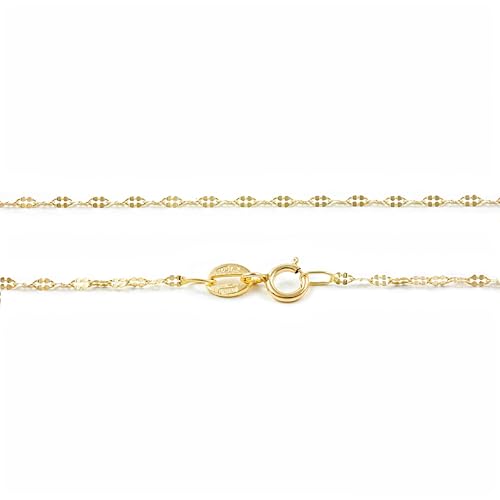 Certificato di garanzia Monde Petit Catena - oro giallo 18k (750) (40 cm) - Scatola Regalo - Certificato di garanzia