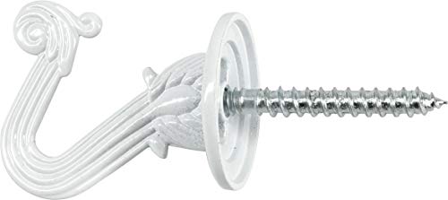 Ook Alloy Steel 534516 50340 Swag Hooks, White #TOP3
