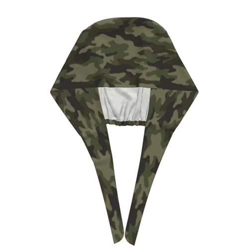 Image of Working Cap Scrub Cap with Sweatband Adjustable Unisex Women Tie Back Hat Nurse Surgical Caps