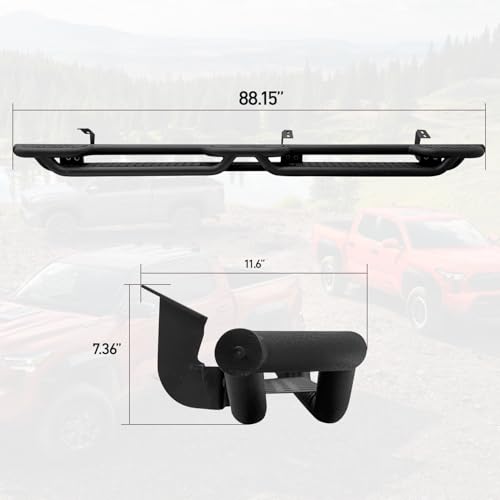 Estribo de acero para Toyota Tundra Crewmax 2007-2021 miniatura 4