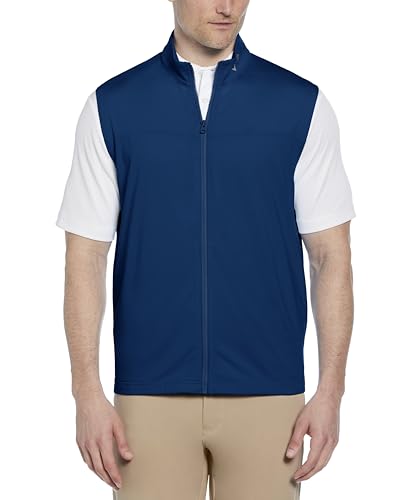 Callaway Men’s Swing Tech Golf Vest Outerwear with Full Zip and Recycled Stretch Fabric
