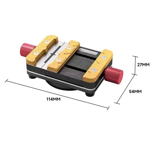 Mini soporte giratorio para reparación de teléfonos, soporte de microscopio ajustable 360° para fijar placa madre y chip de CPU miniatura 4