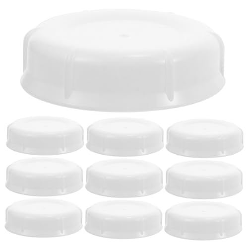 Abaodam Milk Bottle Sealing Discs 10 Pack Baby Bottle Caps Leakproof Plastic Lids for Breastfeeding Stylish Functional Design