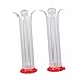 GRIRIW Affettatrice Per Frutta e Pomodorini Utensile Tagliafrutta Grattugia Realizzata in Plastica Dimensioni Regolabili Facile Da Pulire e Montare Trasparente 2pcs immagine