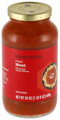 Image of Know & Love, Meat Pasta Sauce 24 Ounce