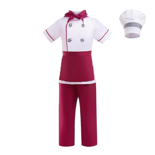 Disfraz de chef para niños de 3 a 12 años