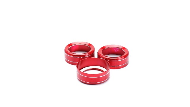 Amazon.com: iJDMTOY 3pcs Red Anodized Aluminum AC Climate Control