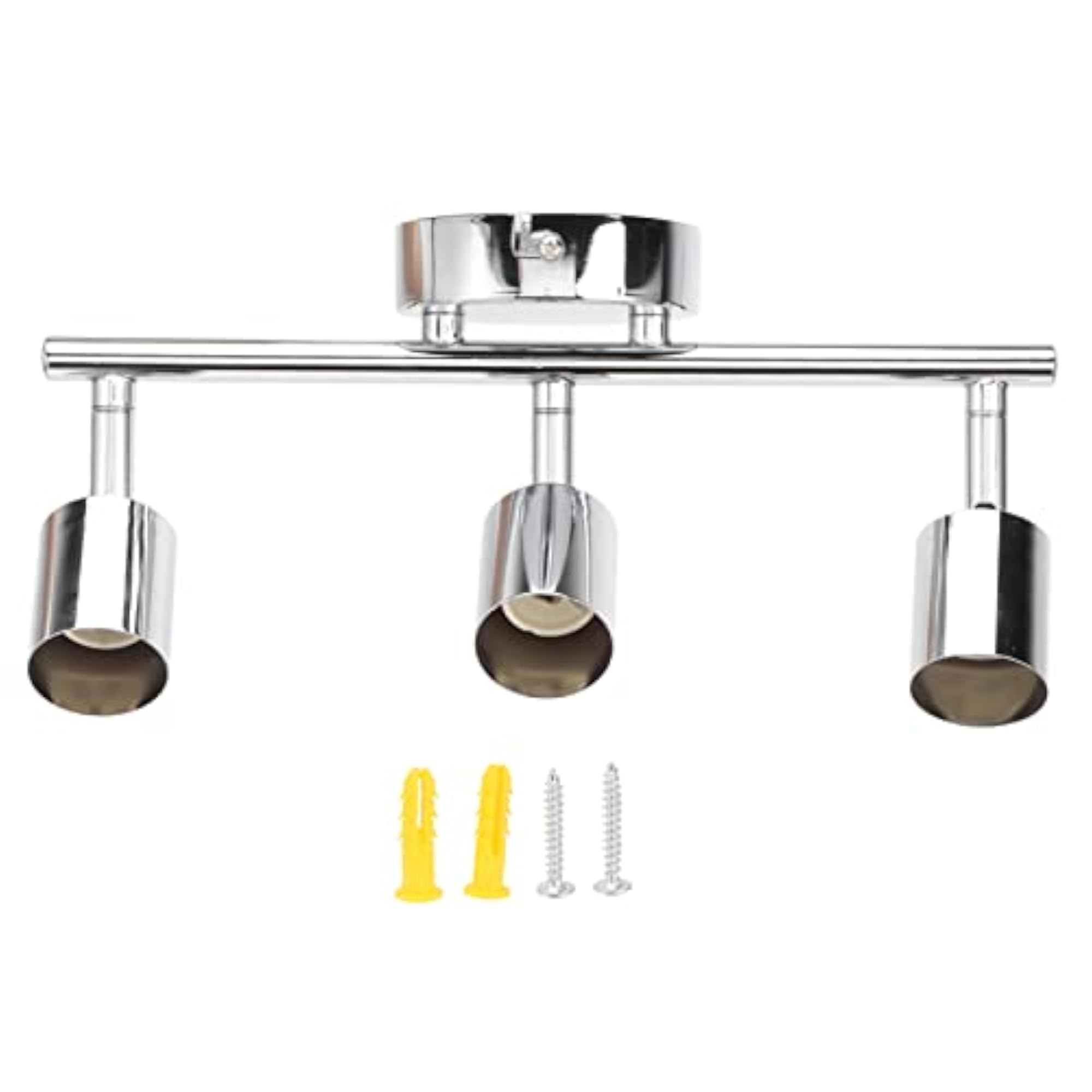 3 Way Ceiling Spotlight Base, Rotatable LED Track Light Base
