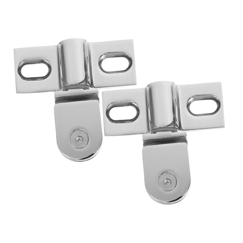 Clips pivotants acier inoxydable remplacement douche hôtel - 2