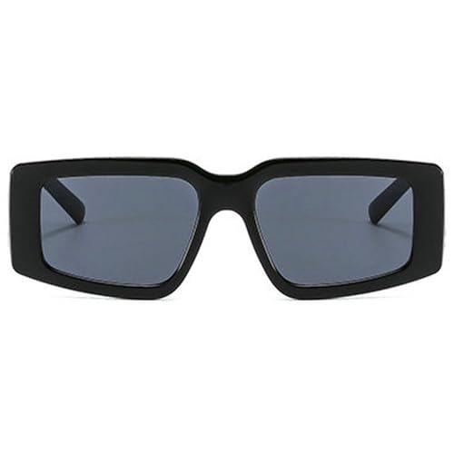 COTIA Vintage Square Sunglasses Black