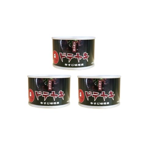 ミスターカンソ どて焼き 160g×3個 缶詰 大阪名物 牛すじ 土手煮 おつまみ ご飯のおかずのサムネイル