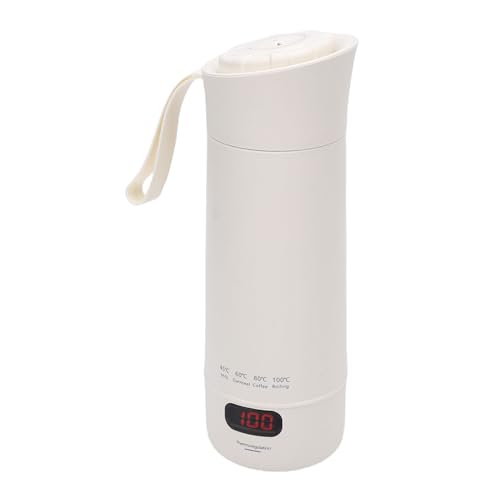 Hervidor eléctrico portátil de agua 400ml con control de temperatura miniatura 4