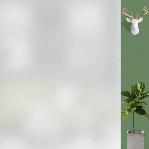 DARUITE Film Fenetre Anti Regard Occultant Fenêtre Film Electrostatique Opaque pour Vitre Anti Regard Maison Salle de Bain Chambre Cuisine Brise Vue Fenetre...