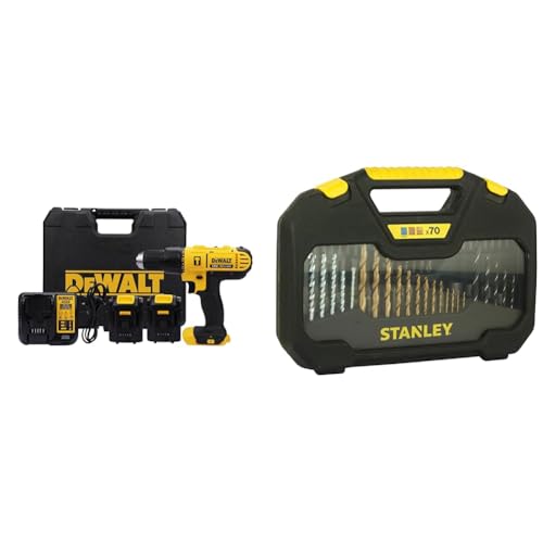 Image of DEWALT DCD776S2 18V 13mm XR Lithium-Ion Cordless Hammer Drill Machine /Driver with 2x1.5 Ah Batteries