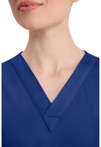 Image of Dickies Women's Jr. Fit V-Neck Scrub Top Multiple Patch Pockets