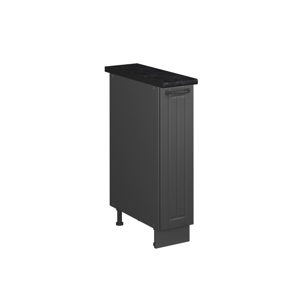 Vicco Colonna dispensa cucina Fame-Line Grigio scuro/Antracite 20 cm