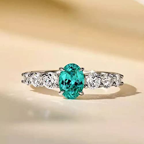925 anneaux ovales de 1,4 carat bijoux de prestige femme