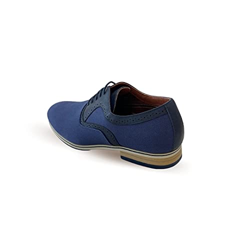 Image of Ferro Aldo Men's Classic Cap Toe Oxford Dress Shoe Collection | Perfect for Formal, Business, and Wedding Attire