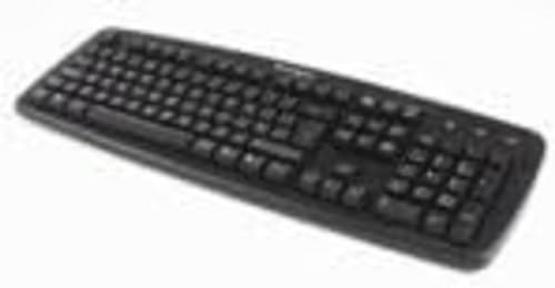 Kensington Valukeyboard - Teclado Usb Ps 2, Negro, Usb Male - Ps 2 Female, Pc Server, Estándar, Derecho Kensington Valukeyboard - Teclado Usb Ps 2, Negro, Usb Male - Ps 2 Female, Pc Server, Estándar, Derecho