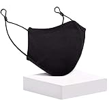 RONCATO, Mascherina Antibatterica Lavabile E Riutilizzabile Unisex – Adulto, Nero, One Size