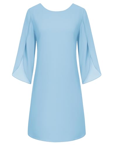 Image of GRACE KARIN Womens Formal Wedding Guest Dress 2026 Chiffon Cocktail Dress Mother of the Bride Dresses Midi Fashion Clothing