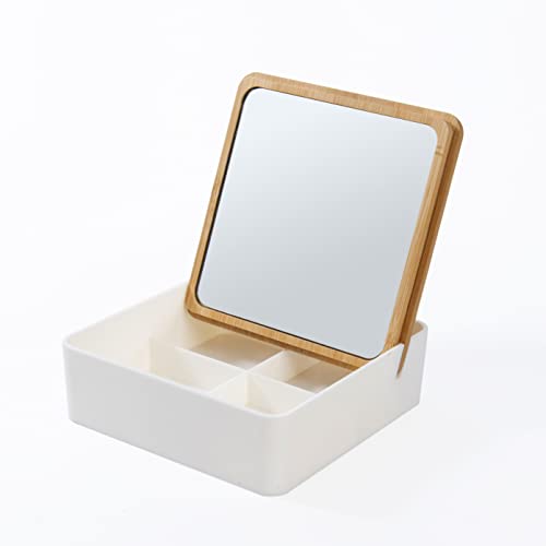 Xpxkj With Storage Box Vanity Mirror Travel Jewelry Box Organizer #TOP29
