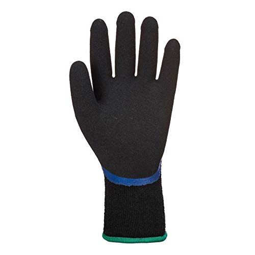 Portwest AP01 Thermo Grip Pro Glove Blue/Black, Medium, Blue / Black - Image 3