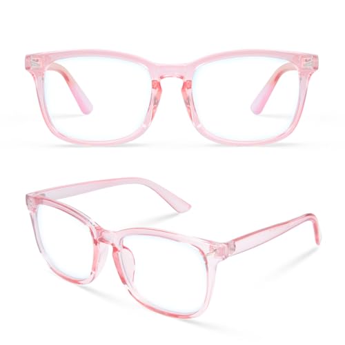 Image of VISOONE Blue Light Blocking Glasses Square with Anti Computer Glare for Gaming Women and Men MONTANA
