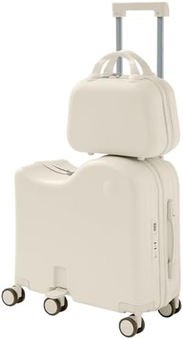 TABU Ride-on Luggage with Portable Bag for Kids，Hardshell Carry O...