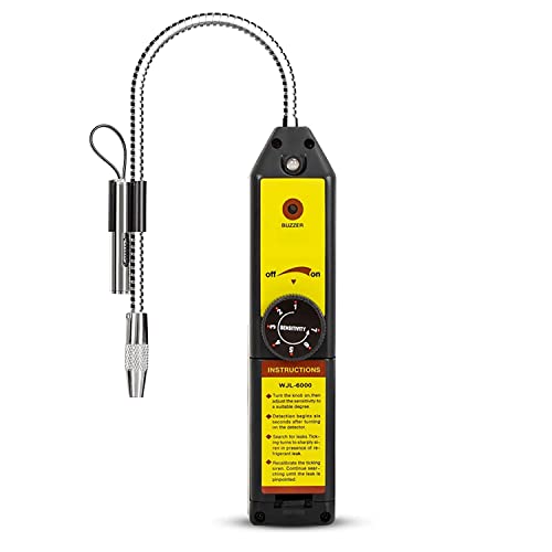 Wale&Morn Wjl-6000 Freon Leak Detector With Indicator Light For Halogen Gas Leakage, Air Condition Refrigerant Sniff Leak Detector Hvac R22 R410A R134A R290 R600A R1234Yf Cfcs Hcfcs Hfcs Hc Hfo #TOP16