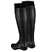 Truform Sheer Compression Stockings, 15-20 mmHg, Women's Knee High Length, 20 Denier, Black, Small